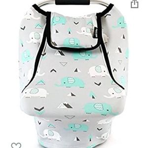 Baby Car Seat Cover Elephant Design